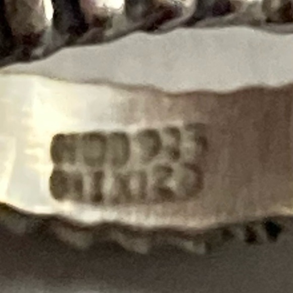 HOB Mexico Sterling Silver and Turquoise Ring - Picture 8 of 8